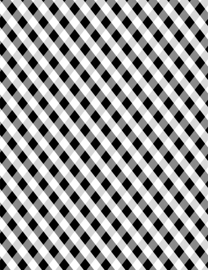 Picket Fence Studios Fabulously Glossy Card Stock - Happy Gingham