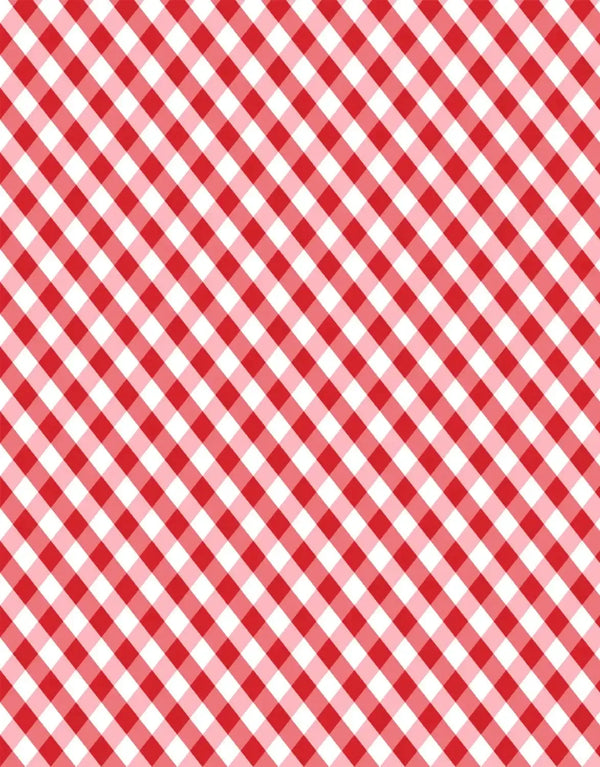 Picket Fence Studios Fabulously Glossy Card Stock - Happy Gingham