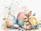 Picket Fence Studios Fabulously Glossy A2 Card Fronts - Oh, So Cute Bunnies