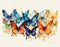Picket Fence Studios Fabulously Glossy A2 Card Fronts - A Butterfly's Flight