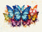 Picket Fence Studios Fabulously Glossy A2 Card Fronts - A Butterfly's Flight
