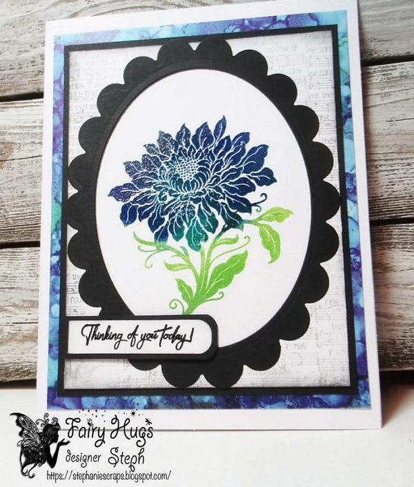 Fairy Hugs Clear Stamps - Dahlia Flower*