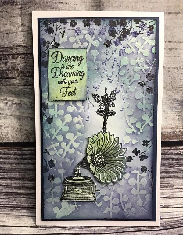 Fairy Hugs Clear Stamps - Fairy Gramophone*