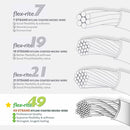 BeadSmith Flex-rite 49 Strand Beading Wire 0.014" x 30ft - Metallic Satin Gold