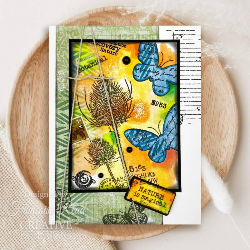 Woodware Clear Stamp 3"x 4" - Mini Notebook Page