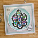 Woodware Clear Festive Stamps 4"x 6" - Norman & Friends