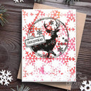 Woodware Clear Stamp 4"x 6" - Winter Reindeer*