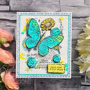 Woodware Clear Stamp Set 4"x 6" - Paper Nib Butterfly*