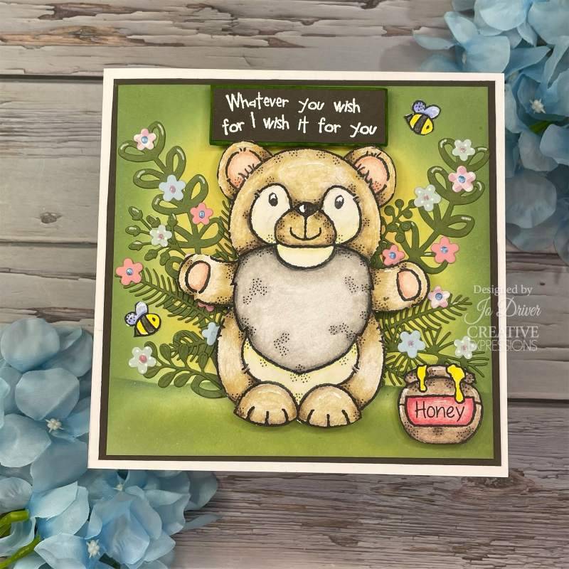 Woodware Clear Stamp Set 4"x 6" - Honey Bear Gnome*