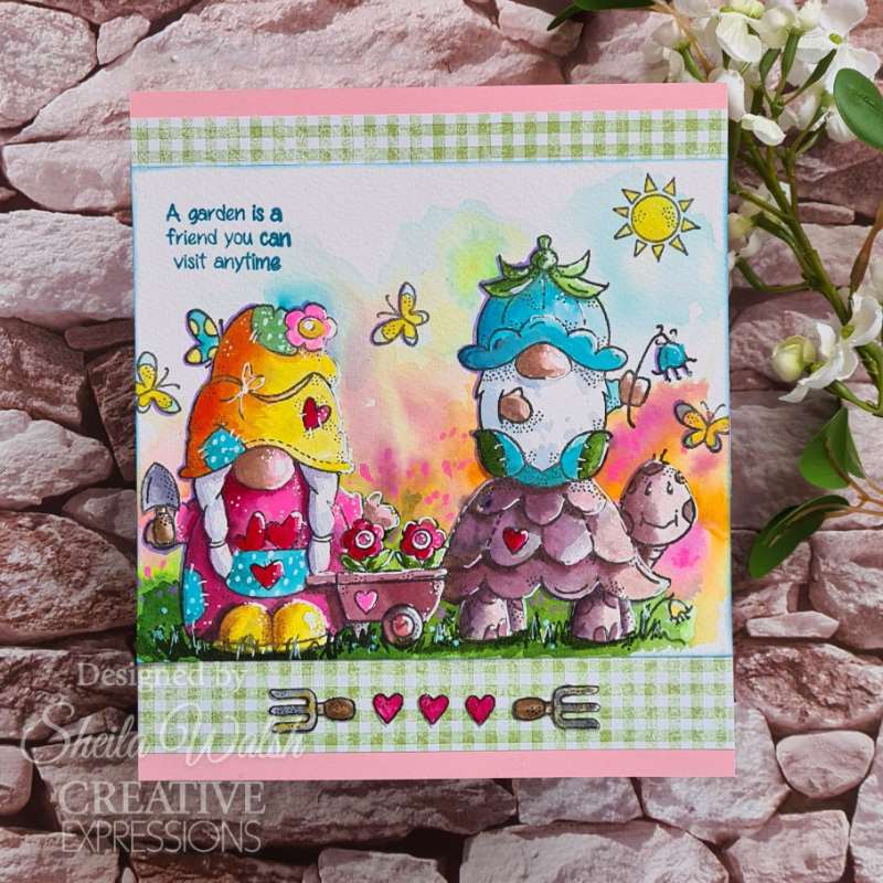 Woodware Clear Stamps 4"x 6" - Garden Stroll*