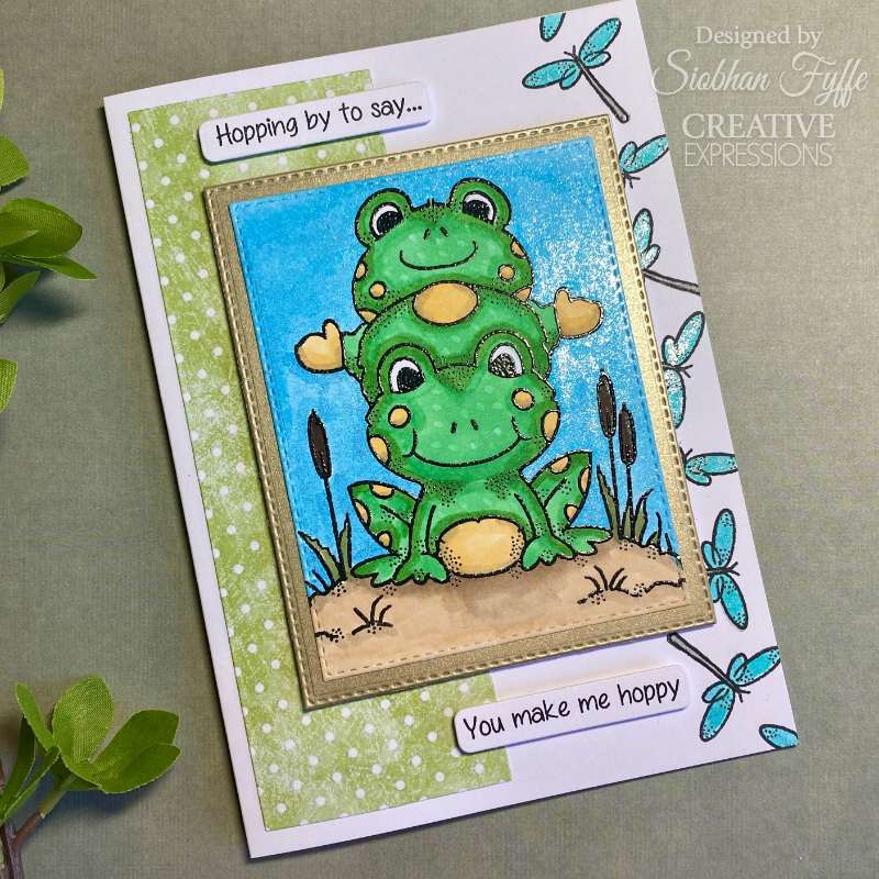 Woodware Clear Stamps 4"x 6" - Hopping Gnome
