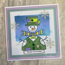 Woodware Clear Stamps 4"x 6" - Wooden Snowman*