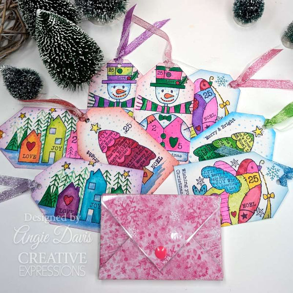 Woodware Clear Stamps 4"x 6" - Wooden Snowman*