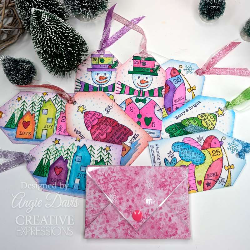 Woodware Clear Stamps 4"x 6" - Wooden Snowman*