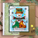 Woodware Clear Stamps 4"x 6" - Wooden Snowman*