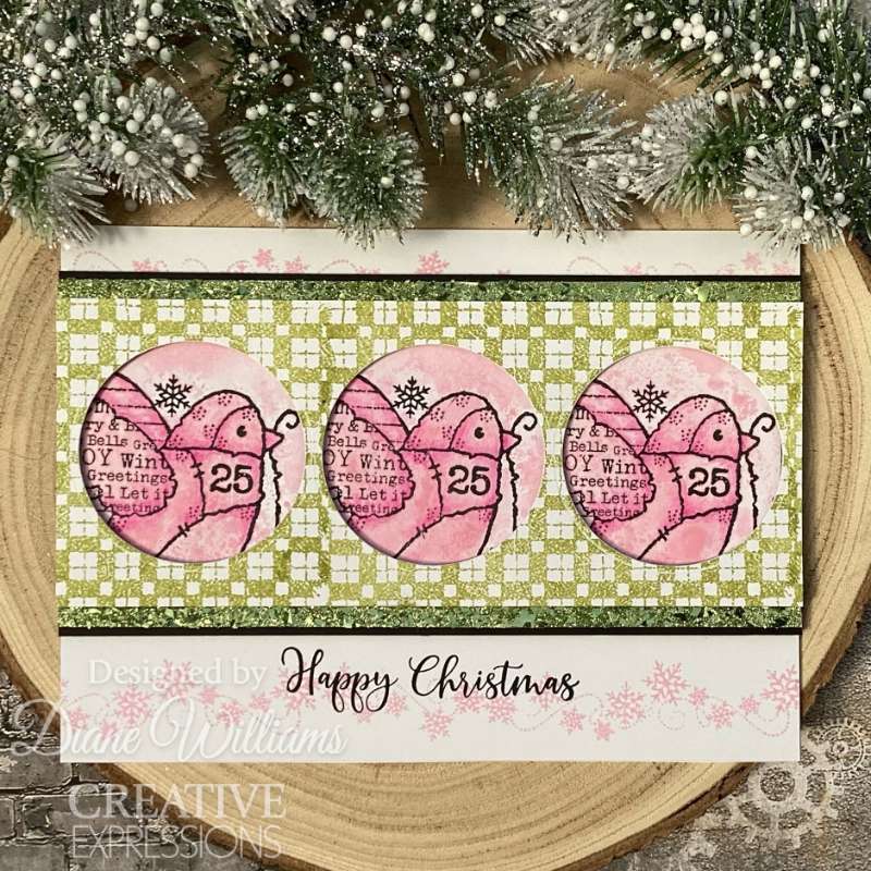 Woodware Clear Stamps 4"x 6" - Faded Gingham*