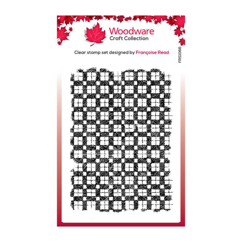 Woodware Clear Stamps 4"x 6" - Faded Gingham*