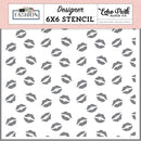 Echo Park Fashion Stencil 6"X6" Hello Gorgeous Lips