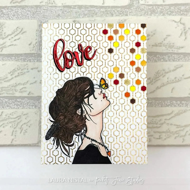 Picket Fence Studios Fabulous Foiling Toner A2 Card Fronts - The Bee's Knees*