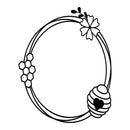 Picket Fence Studios Fabulous Foiling Toner A2 Card Fronts - The Bee's Knees*