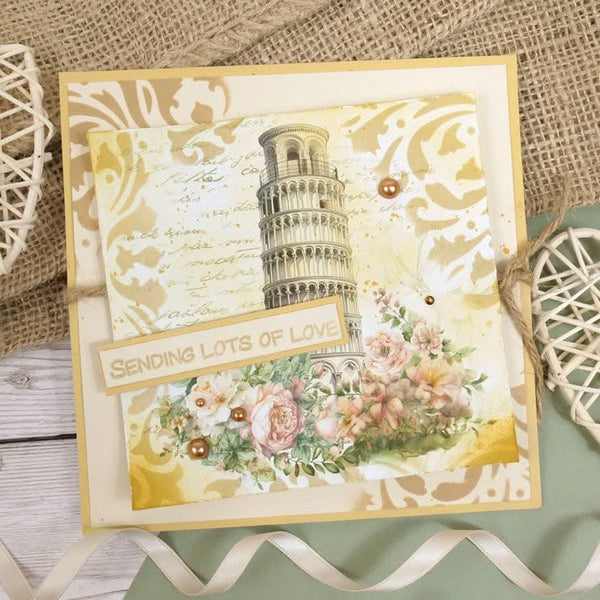 Hunkydory For the Love of Masks  - Antique Elegance Frame & Background*