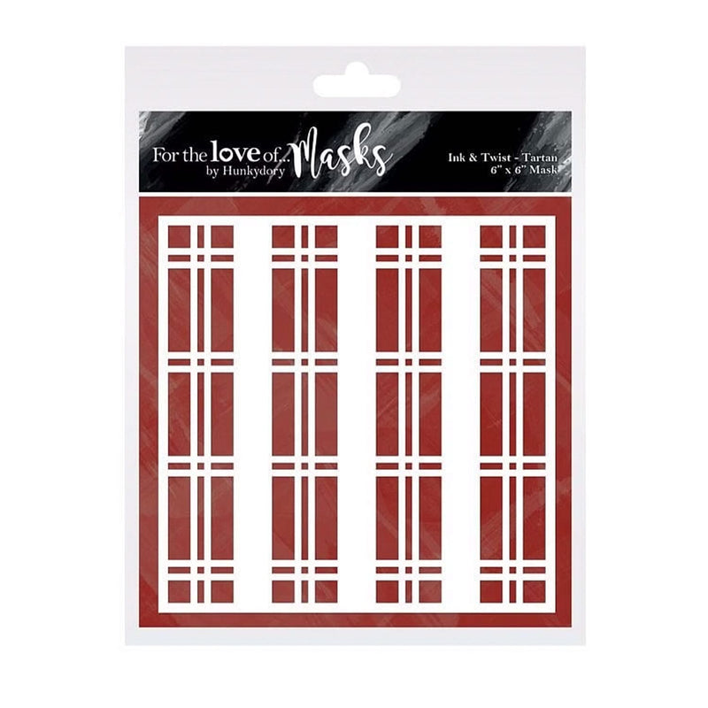 Hunkydory For the Love of Masks - Ink & Twist - Tartan