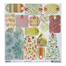 Basic Grey 12"x12" Single Sheet Cardstock Die-Cuts - Fruitcake Tags