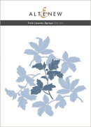 Altenew Twin Leaves Sprays Die Set with four large leafy branch dies