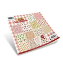 Pack of patterned paper with visible brand name on a white background