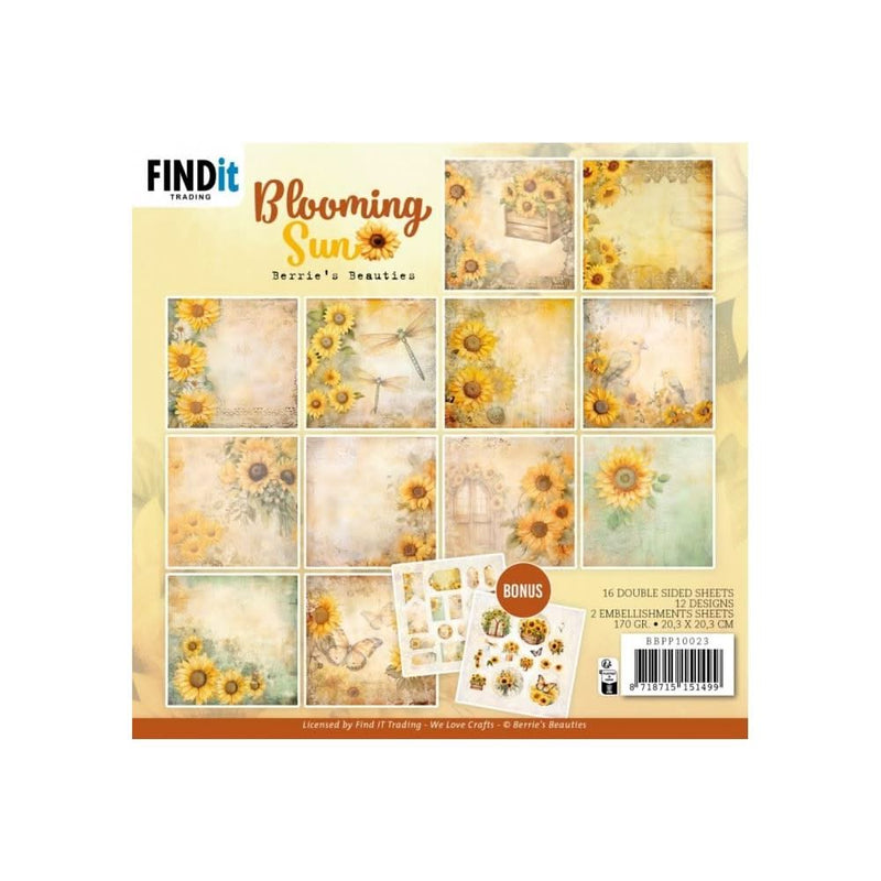 Find It Trading Card Deco Essentials Stencil Blue Hydrangea A5, Blue Meadow