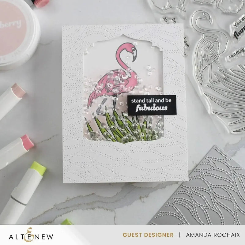 Altenew Flowers And A Flamingo Die Set*