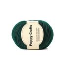 Poppy Crafts Wool Thread Anti-Pilling Yarn 50g - Forest Green