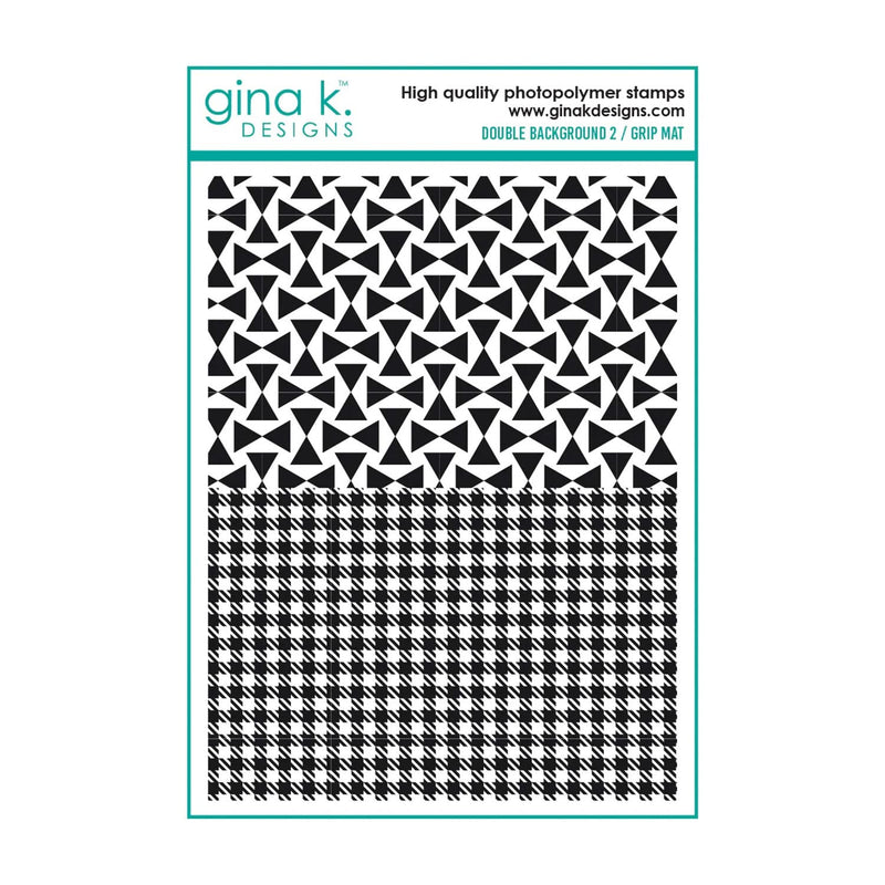 Gina K Designs Clear Double Background Stamp - Grip Mat