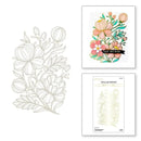 Spellbinders Glimmer Plate Glimmering Peonies