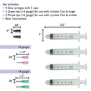 BeadSmith Crystal FX Glue Syringes & Tips - Thick Viscosity