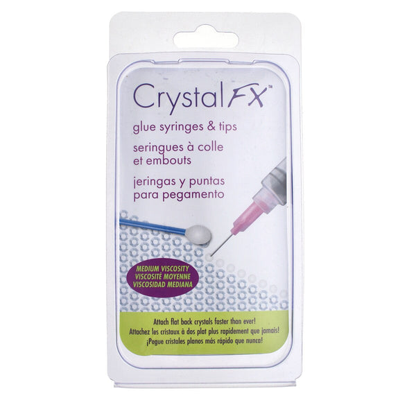 BeadSmith Crystal FX Glue Syringes & Tips - Medium Viscosity