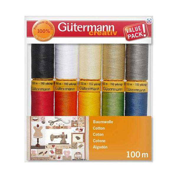 Gutermann Cotton 50 Thread Set - 10 Spools