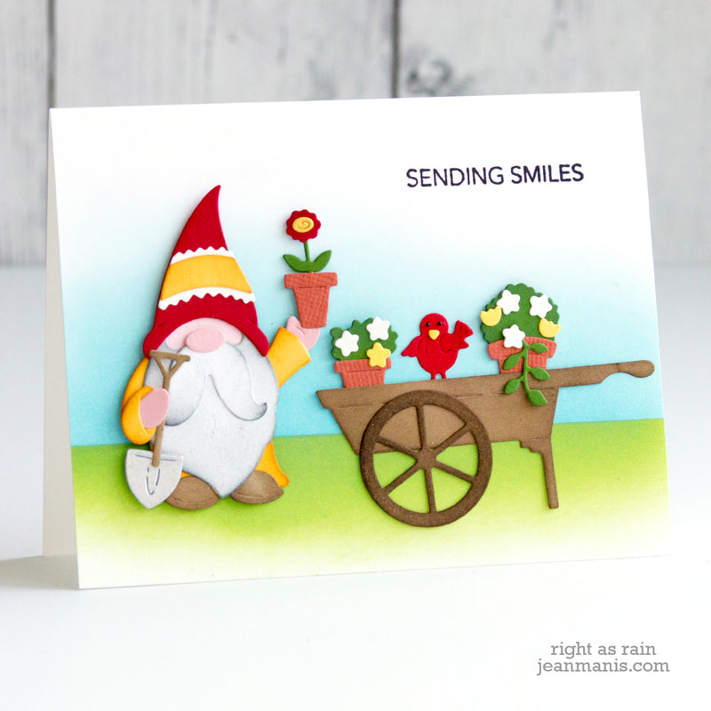 CottageCutz Dies - Spring Gnome Cottage 3"x3.5"*