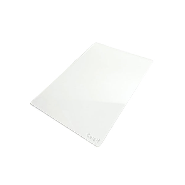 White rectangular object with 'Gelee' branding on a white background