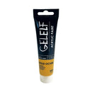 GELEF acrylic paint tube labeled 'Gold Ochre' on a white background