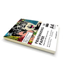 Gelli Printmaking Paper book with colorful design on a white background