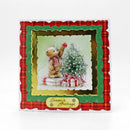 Katy Sue Die Cut Decoupage 12/Pkg - Teddy Bear Christmas