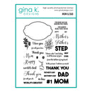 Gina K Designs Clear Stamps - Mom & Dad