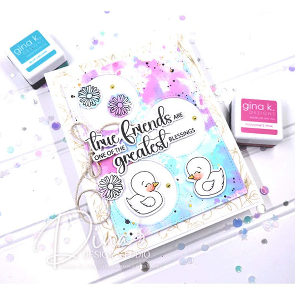 Gina K Designs Clear Stamps - A Swan‚Äö√Ñ√¥s Heart