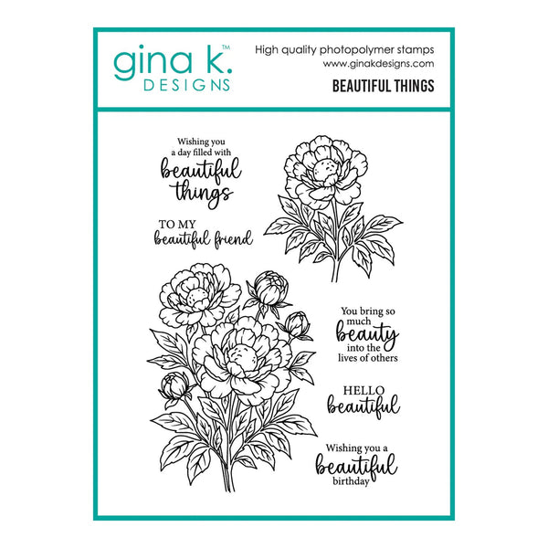 Gina K Designs Clear Stamps - Beautiful Things
