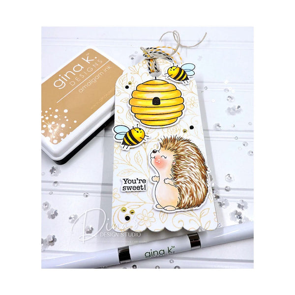 Gina K Designs Clear Stamps - Hedgehogs in Happiness