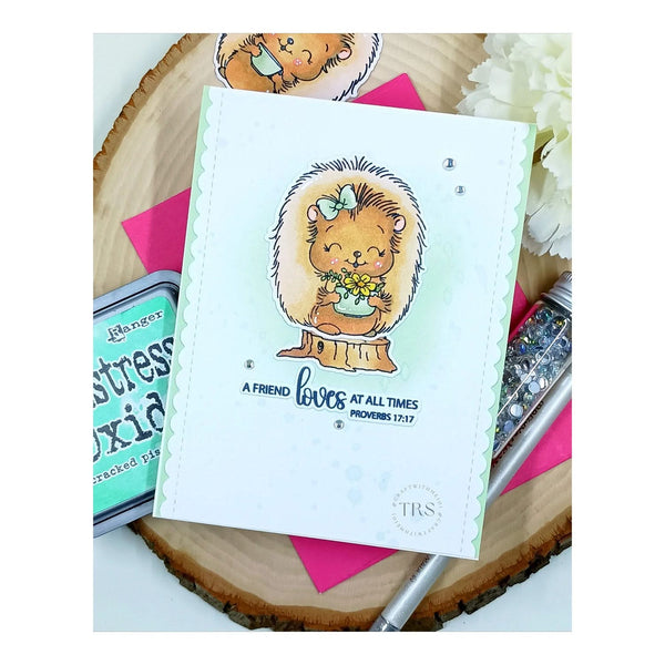 Gina K Designs Clear Stamps - Hedgehogs in Happiness