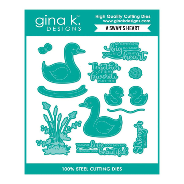 Gina K Designs Die Set - A Swan’s Heart