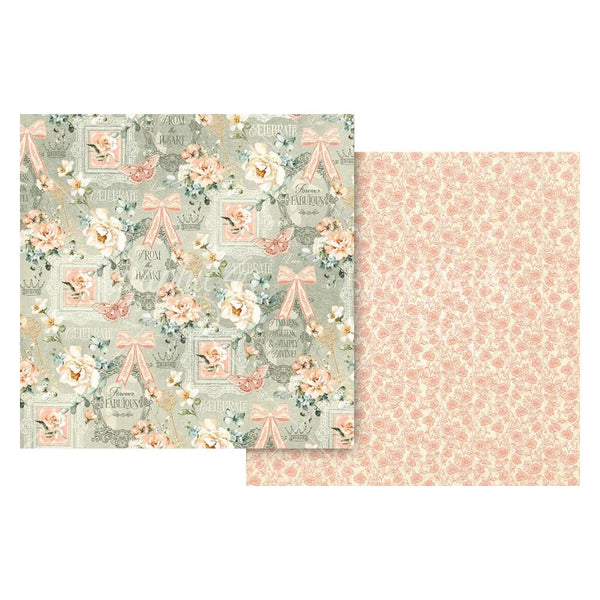 Graphic 45 Always & Forever Double-Sided Cardstock 12"x 12" - Festive Affair