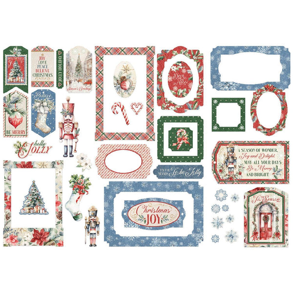 Graphic 45 Deck The Halls Chipboard Die-Cuts
